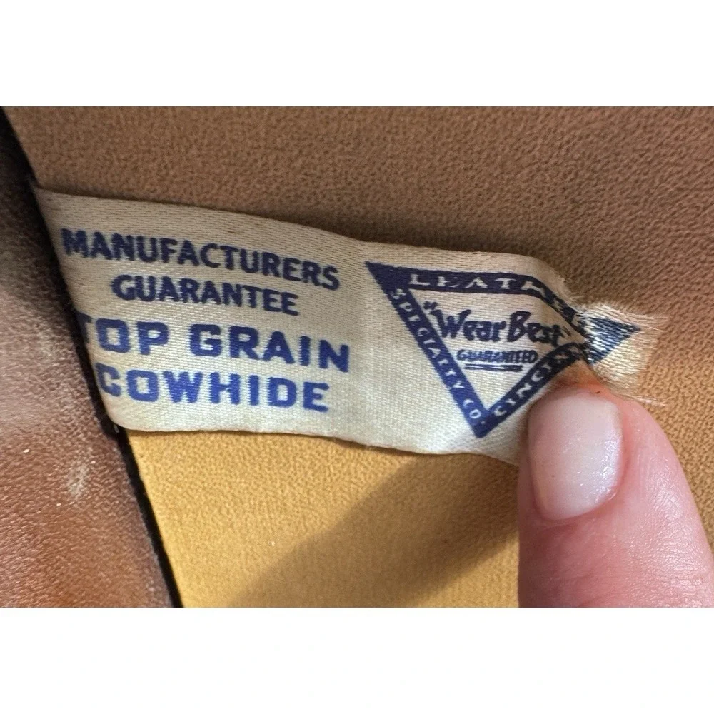 Vintage Brown Top Grain Cowhide Suitcase Corbin Sesamee Lock 18x11 READ